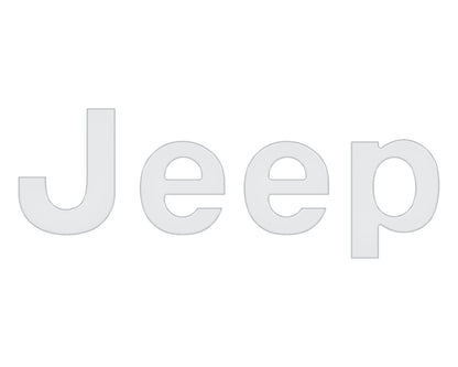Tailgate Letter Overlays Fits 2019-2027 Jeep Gladiator