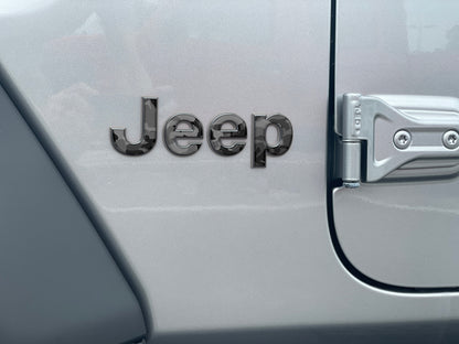 Driver & Passenger Side Letter Overlays Fits 2018-2027 Jeep Wrangler JL