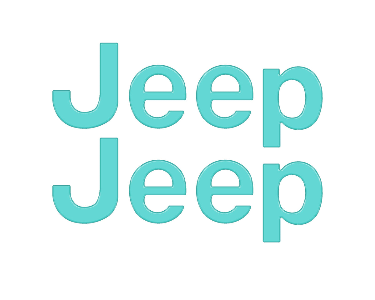 Driver & Passenger Side Emblem Overlays Fits 2019-2027 Jeep Gladiator