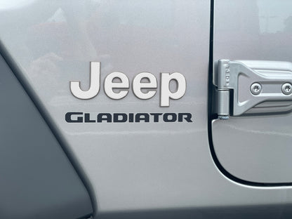 Driver & Passenger Side Emblem Overlays Fits 2019-2027 Jeep Gladiator