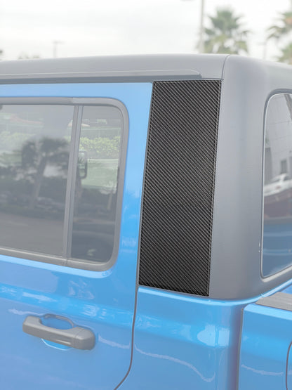 C Pillar Accent Overlays Fits 2019-2026 Jeep Gladiator