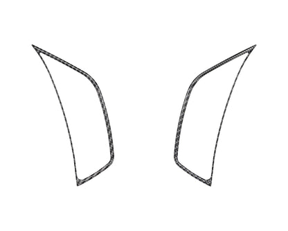 Side Vender Vent Accent Overlays Fits 2019-2027 Jeep Gladiator