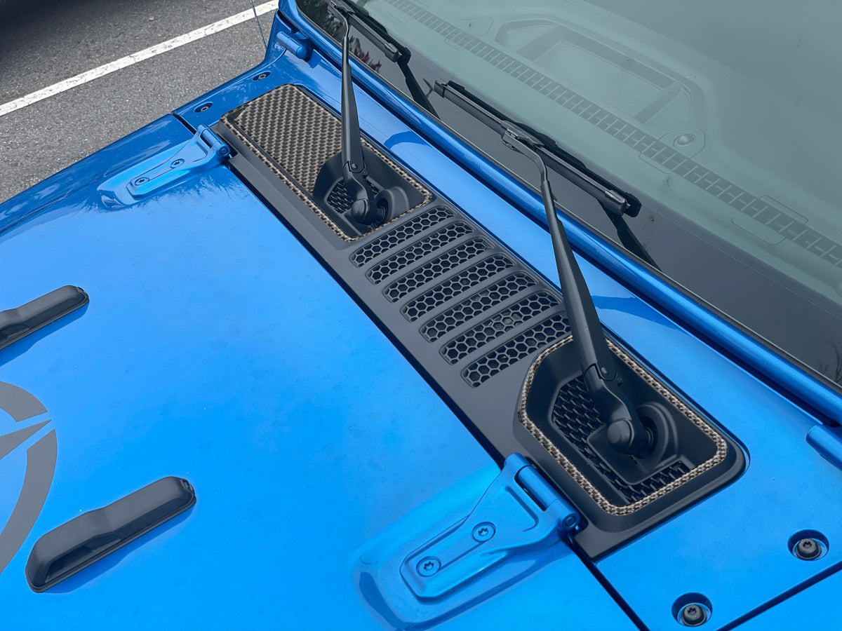 Center Cowl Accent Overlays Fits 2019-2027 Jeep Gladiator