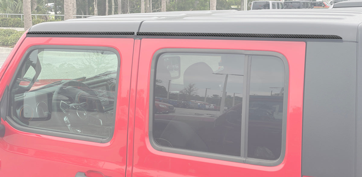 Side Roof Accent Overlays Fits 2019-2027 Jeep Gladiator