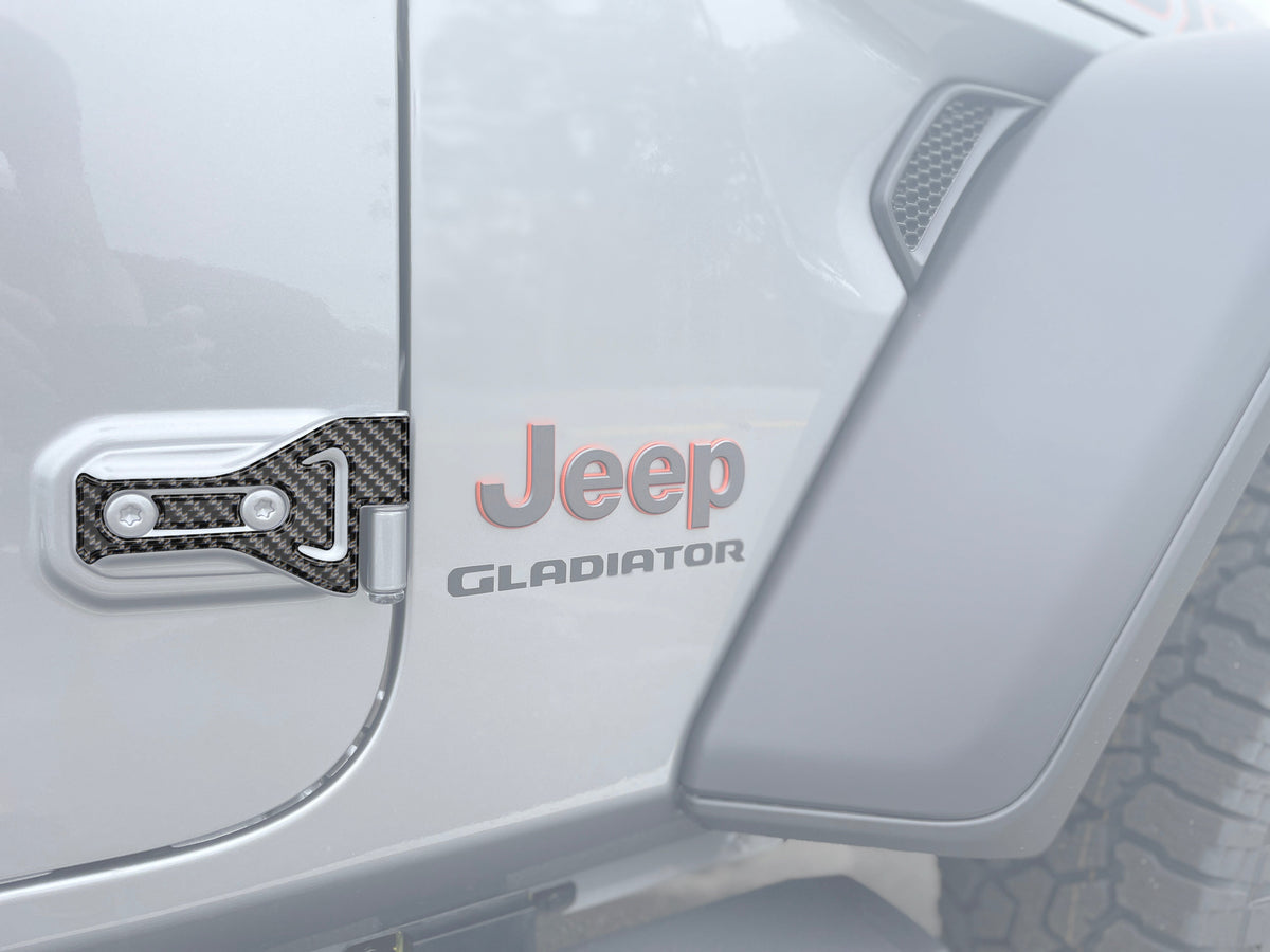 Door Hinge Overlays Fits 2019-2027 Jeep Gladiator