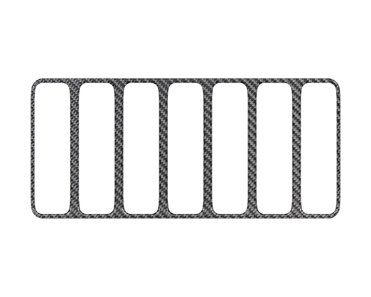 Upper Cowl Center Vent Overlay Fits 2019-2027 Jeep Gladiator