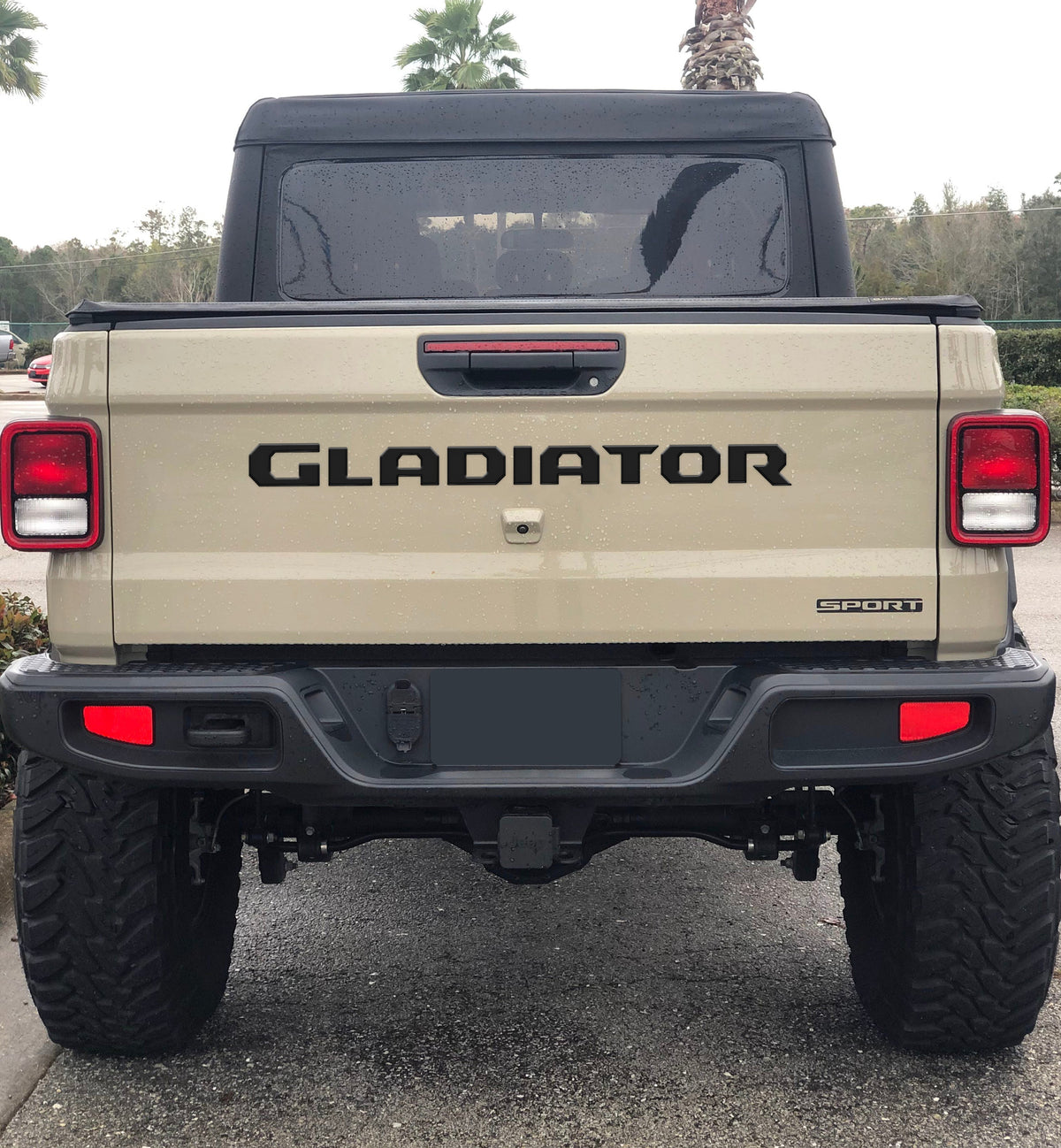 Tailgate Letter Replacement Overlays Fits 2020-2027 Jeep Gladiator