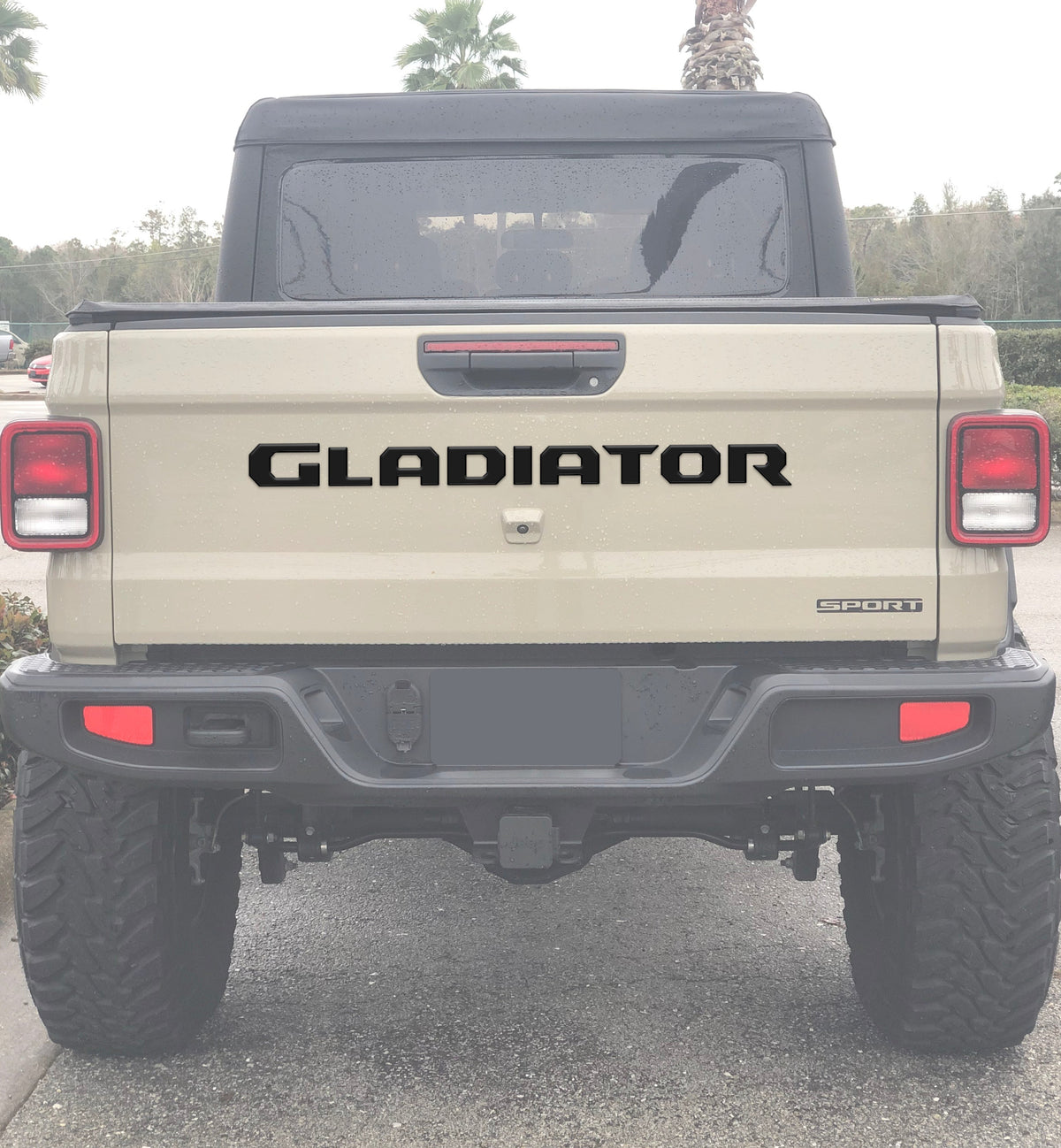 Tailgate Letter Replacement Overlays Fits 2020-2027 Jeep Gladiator