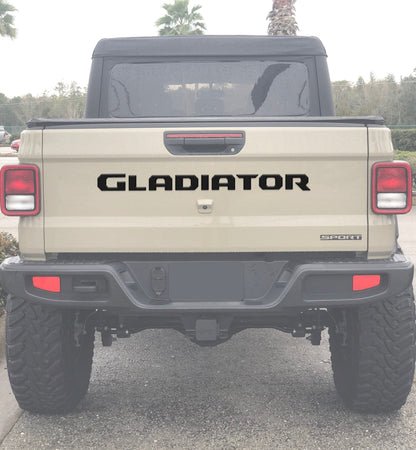 Tailgate Letter Replacement Overlays Fits 2020-2027 Jeep Gladiator