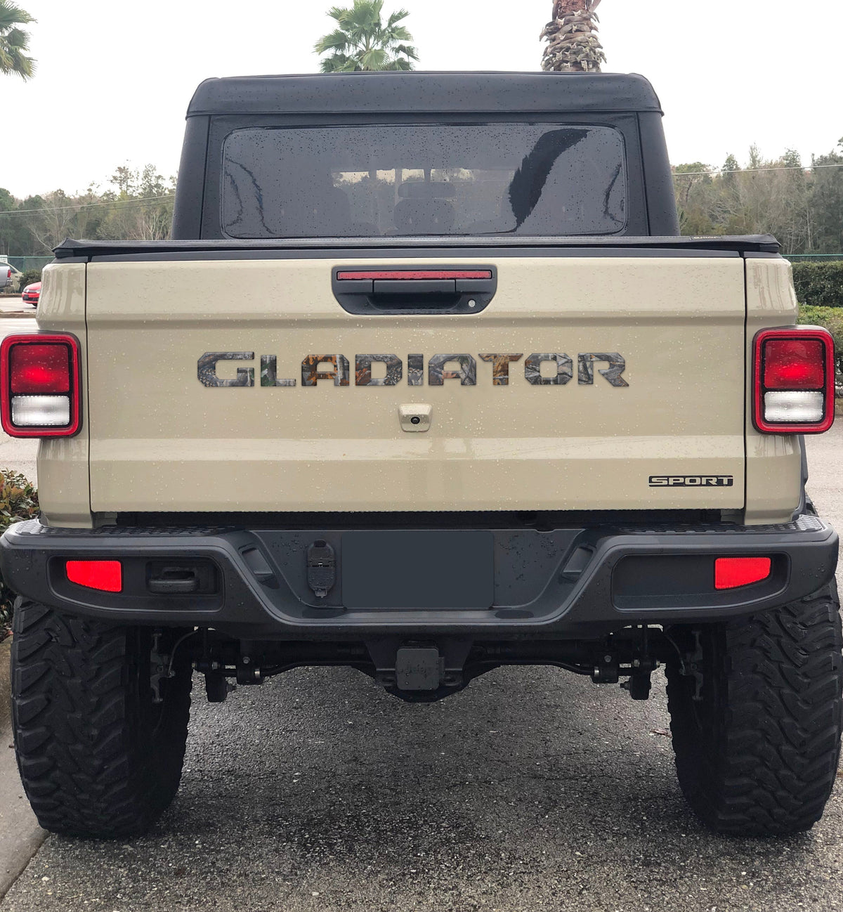 Tailgate Letter Replacement Overlays Fits 2020-2027 Jeep Gladiator