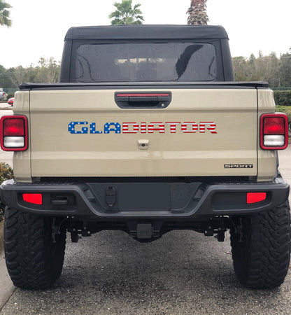 Tailgate Letter Replacement Overlays Fits 2020-2027 Jeep Gladiator