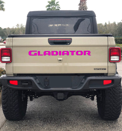 Tailgate Letter Replacement Overlays Fits 2020-2027 Jeep Gladiator