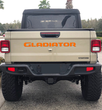 Tailgate Letter Replacement Overlays Fits 2020-2027 Jeep Gladiator