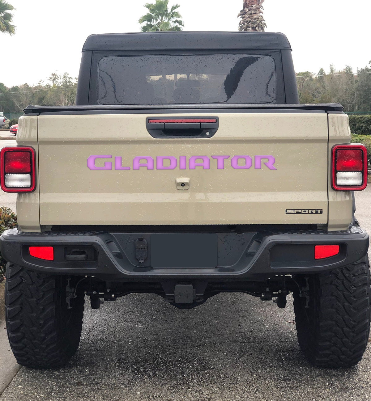 Tailgate Letter Replacement Overlays Fits 2020-2027 Jeep Gladiator