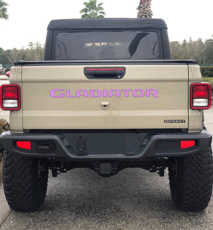 Tailgate Letter Replacement Overlays Fits 2020-2027 Jeep Gladiator