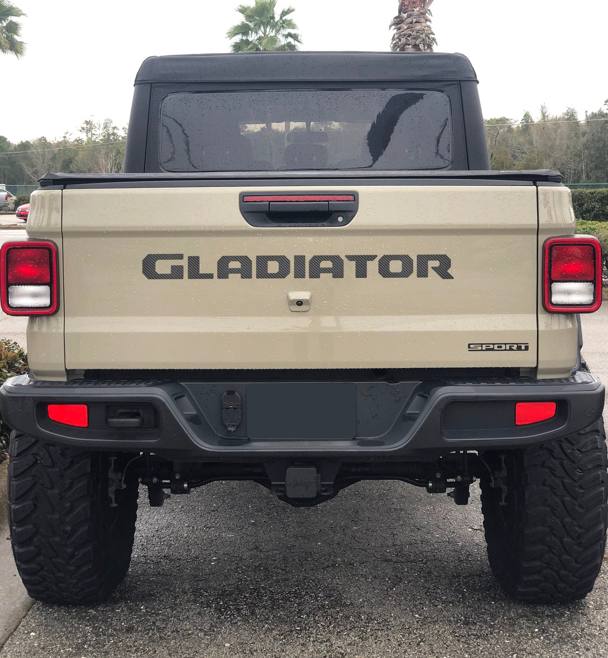Tailgate Letter Replacement Overlays Fits 2020-2027 Jeep Gladiator