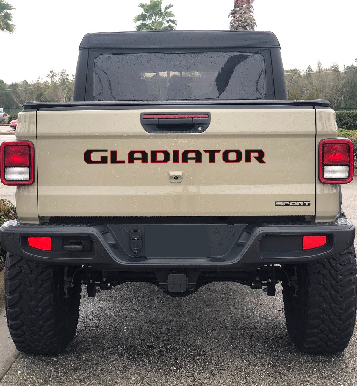 Tailgate Letter Replacement Overlays Fits 2020-2027 Jeep Gladiator