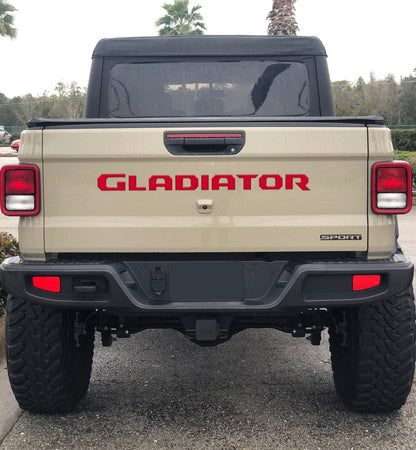 Tailgate Letter Replacement Overlays Fits 2020-2027 Jeep Gladiator