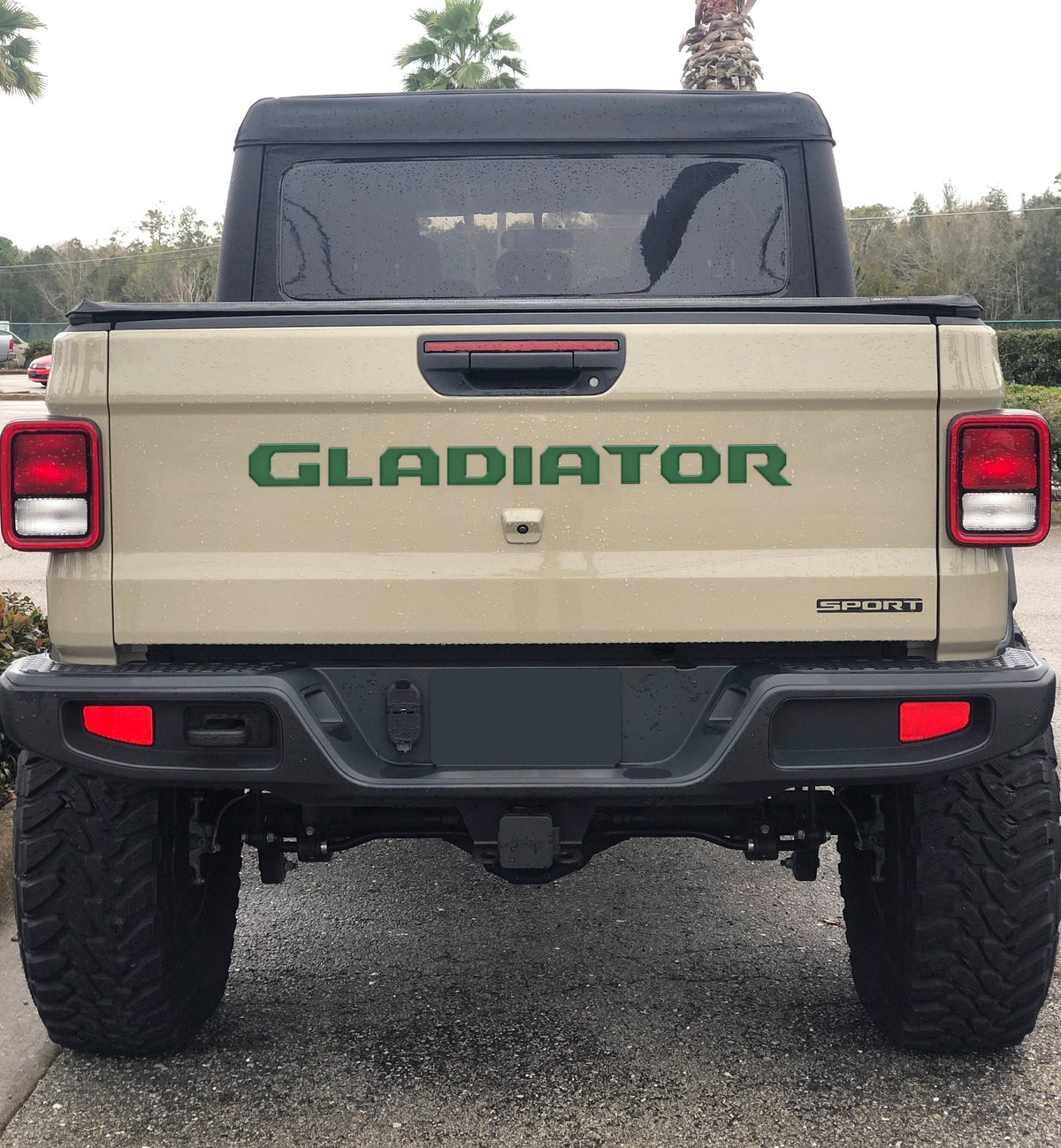 Tailgate Letter Replacement Overlays Fits 2020-2027 Jeep Gladiator