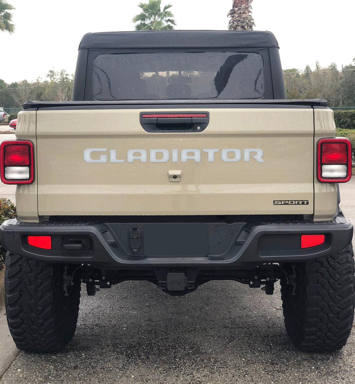 Tailgate Letter Replacement Overlays Fits 2020-2027 Jeep Gladiator