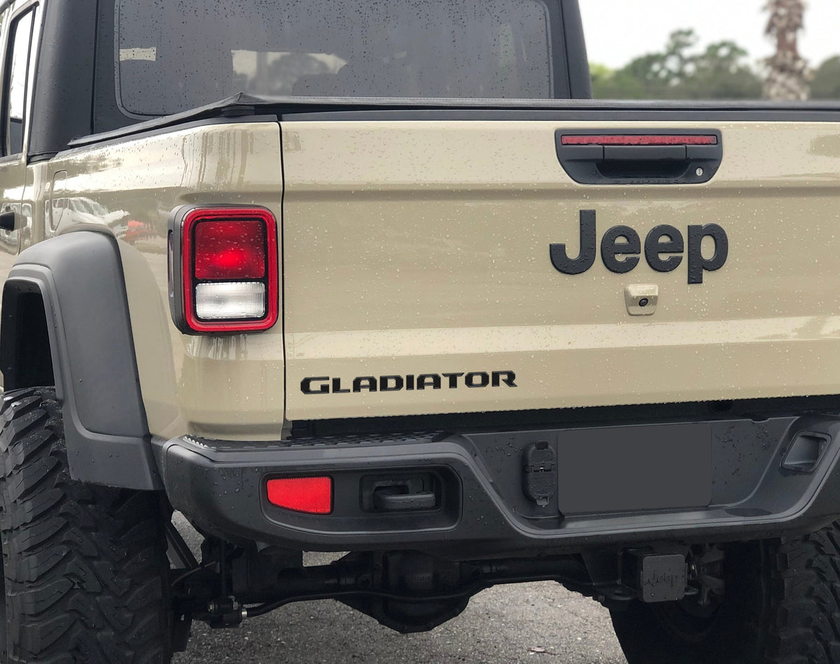 Raised Lettering Decal Fits 2020-2027 Jeep Gladiator