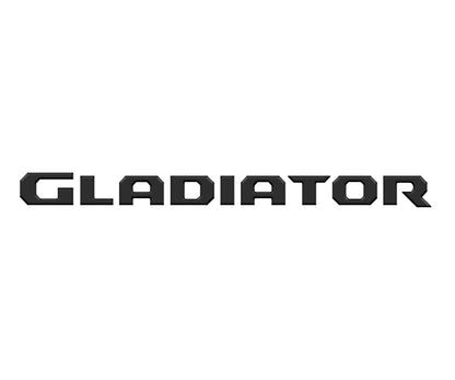 Raised Lettering Decal Fits 2020-2027 Jeep Gladiator