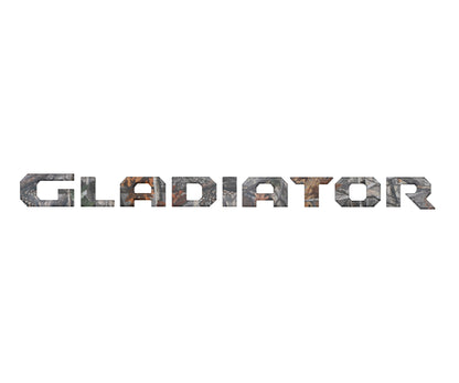 Raised Lettering Decal Fits 2020-2027 Jeep Gladiator