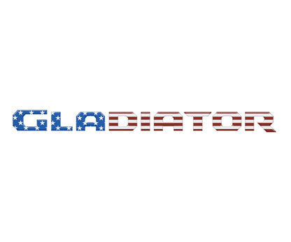 Raised Lettering Decal Fits 2020-2027 Jeep Gladiator