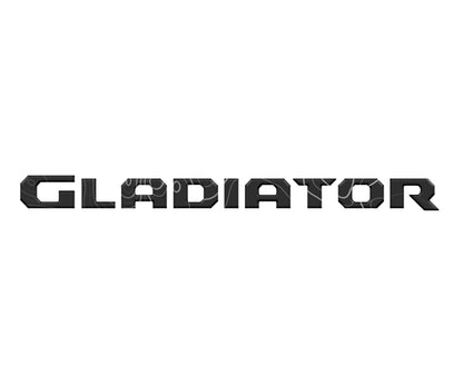 Raised Lettering Decal Fits 2020-2027 Jeep Gladiator