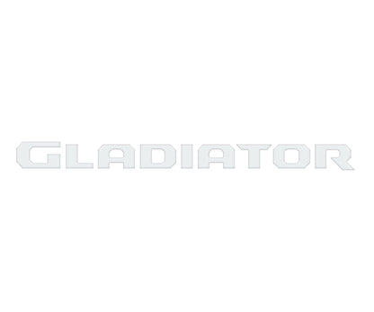 Raised Lettering Decal Fits 2020-2027 Jeep Gladiator