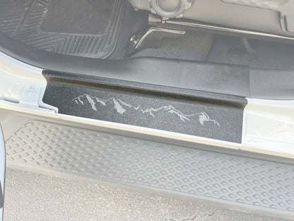 Textured Door Sill Protection Overlays Fits 2019-2026 Jeep Gladiator