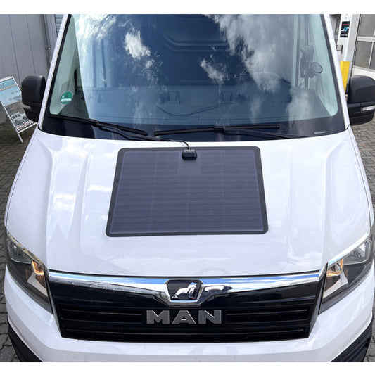 Germany Man TGE 4x4 Lensun 60W 12V Hood Flexible Solar Panel-1