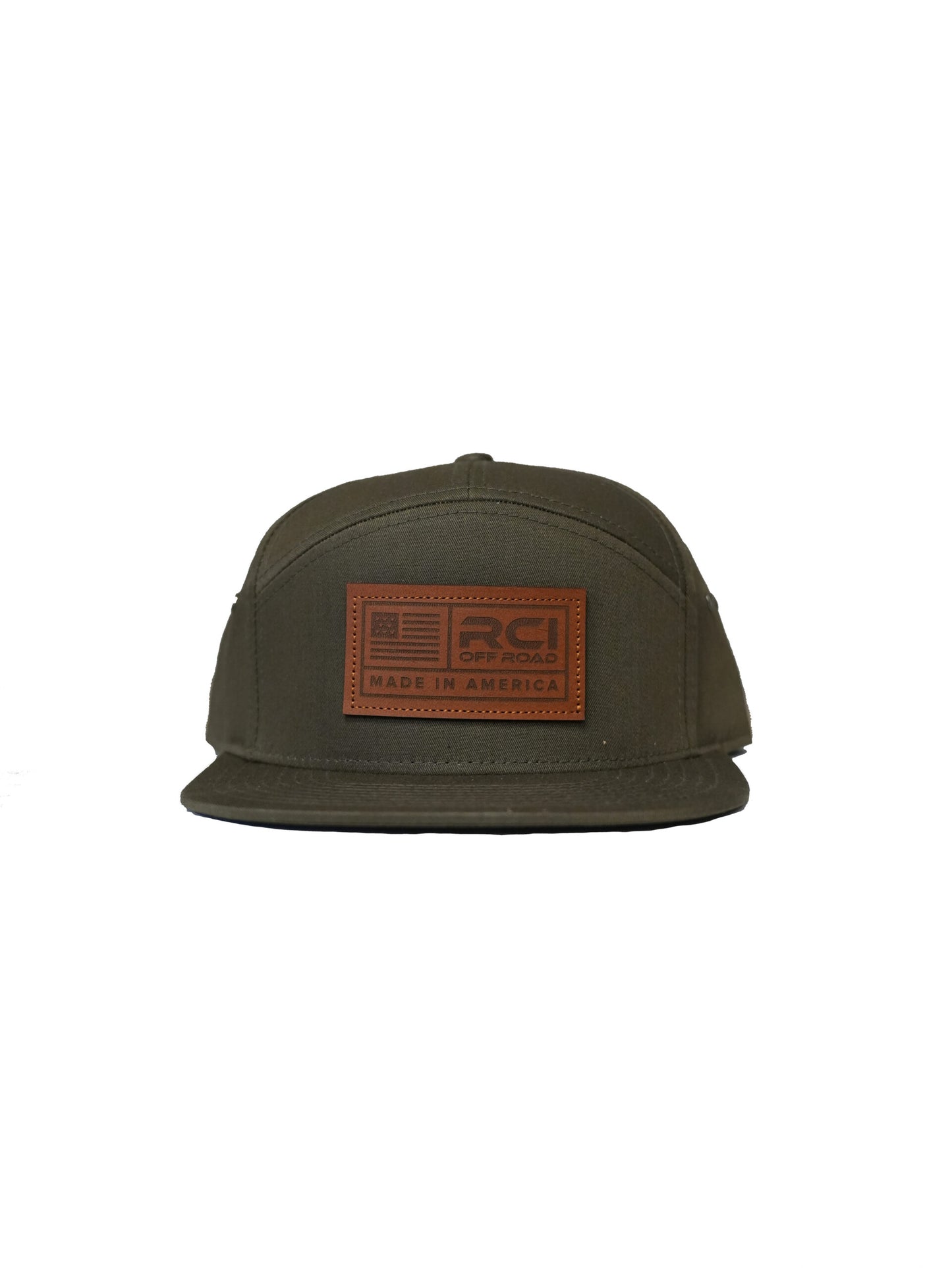 RCI Leather Patch Hat Green