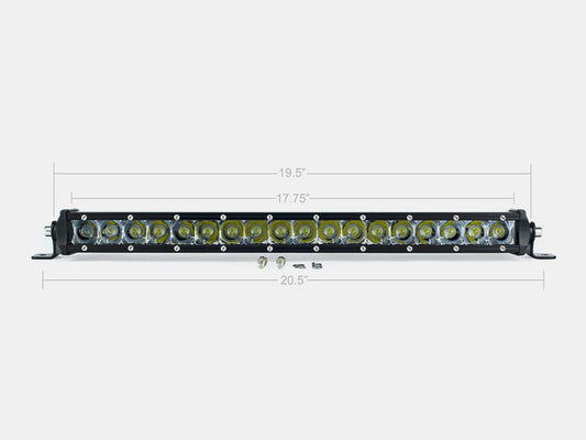 20" Slim Single Row LED Bar