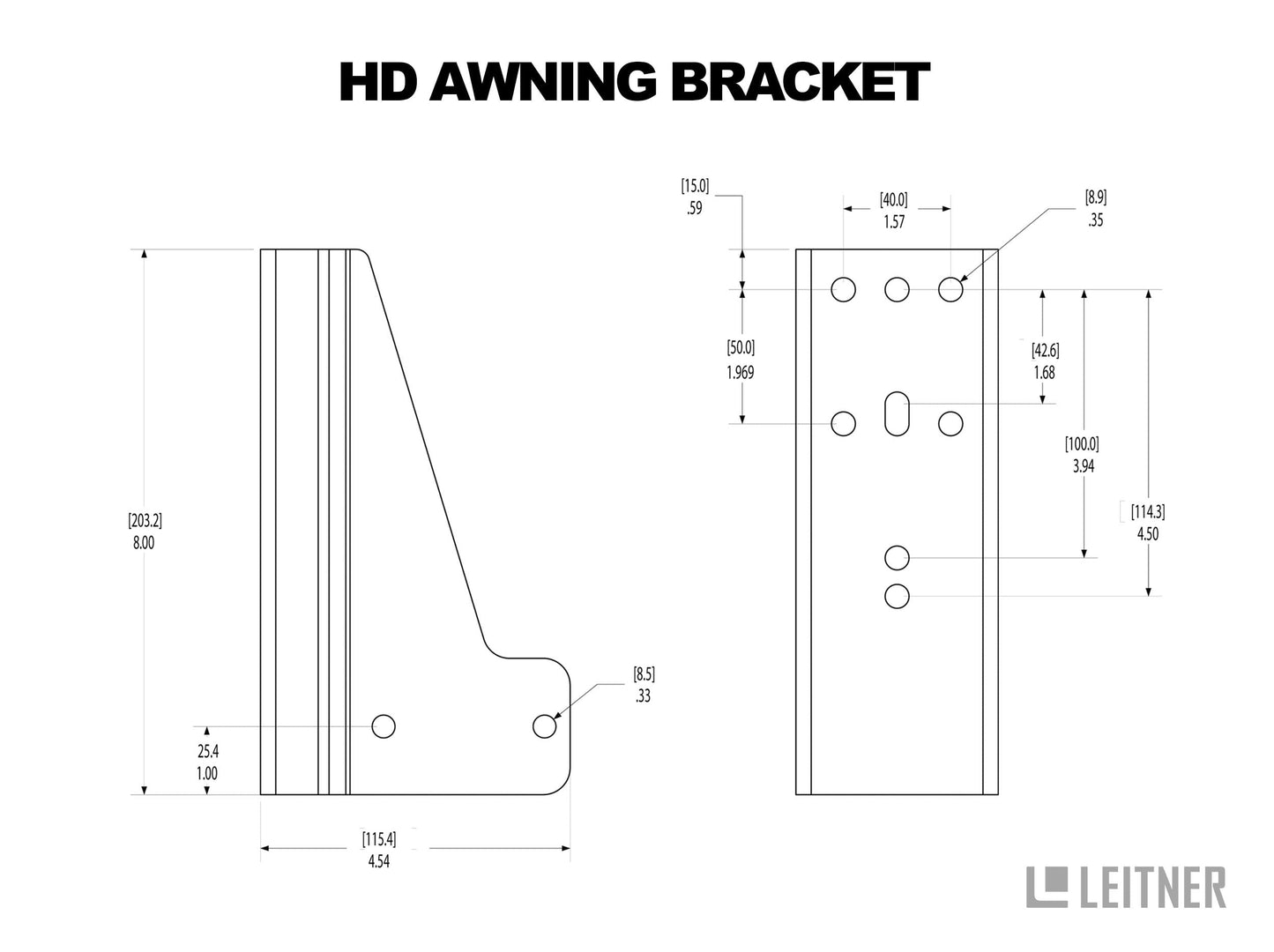 HD Awning Bracket