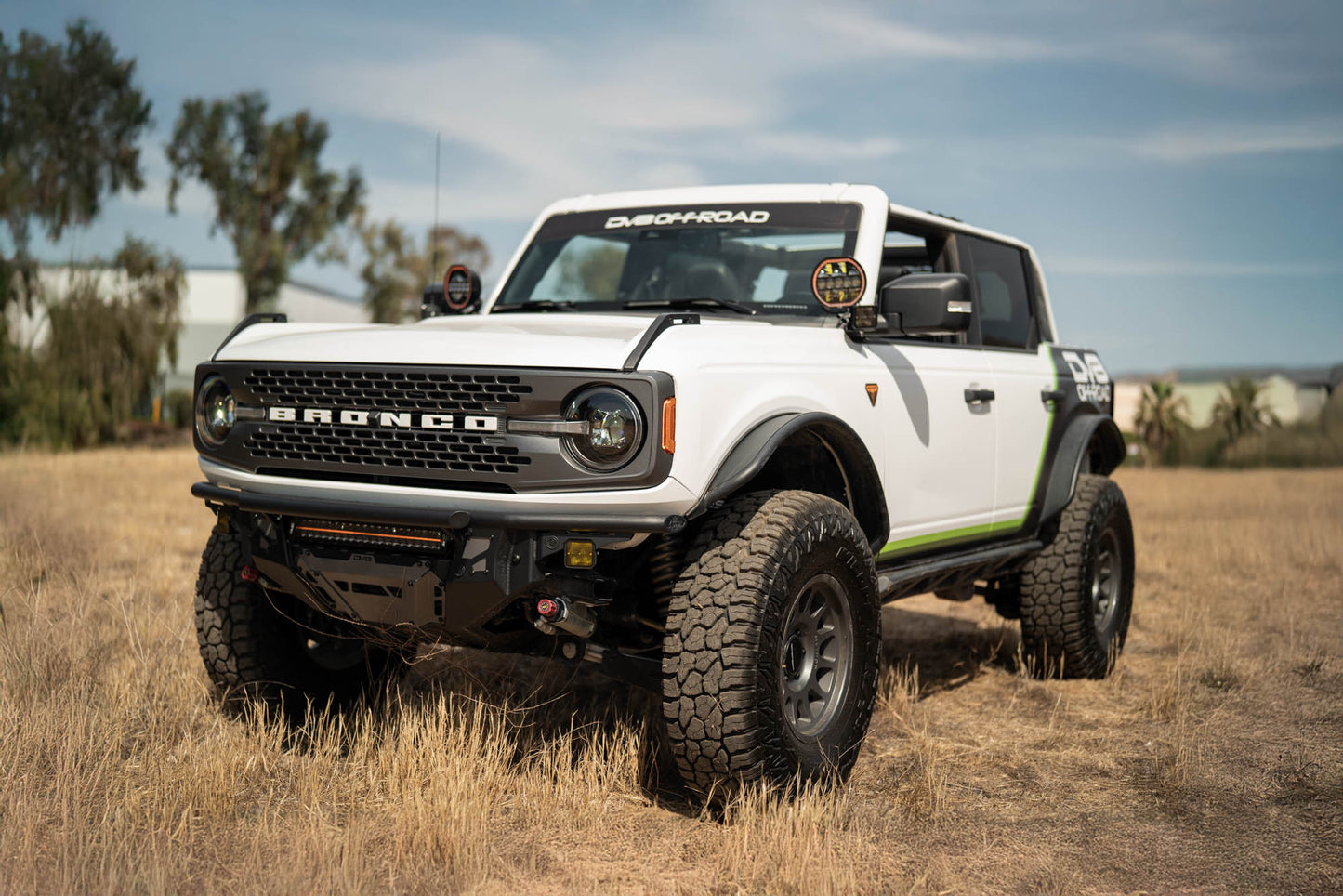 2021-2025 Ford Bronco Black Headlights