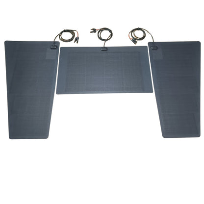 Hummer H2 Lensun 135W (3x45w) Hood/Bonnet Flexible Solar Panel-2