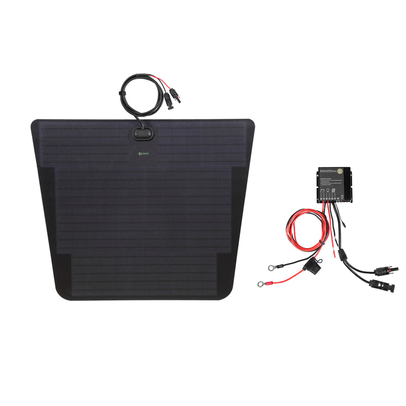 Hyundai Accent 2nd Gen(2006-2010) Lensun 80W Hood Flexible Solar Panel-3