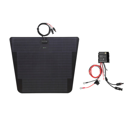 Hyundai Accent 2nd Gen(2006-2010) Lensun 80W Hood Flexible Solar Panel-3