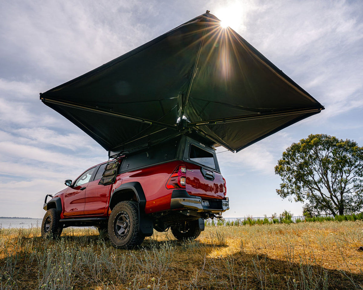 Deltawing 270 6.5 ft FreeStanding Awning - Left Side of Vehicle