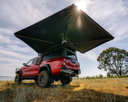 Deltawing 270 6.5 ft FreeStanding Awning - Left Side of Vehicle