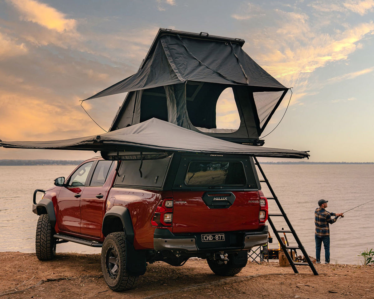 Deltawing 270 6.5 ft FreeStanding Awning - Left Side of Vehicle