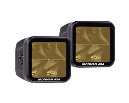 2.8" LED Cube Light Kit - Spot Beam - Amber