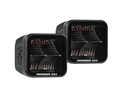 2.8" LED Cube Light Kit - Flood Beam - Red