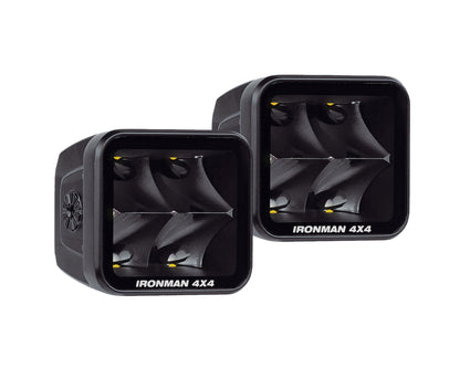 2.8" LED Cube Light Kit - Spot Beam - Clear