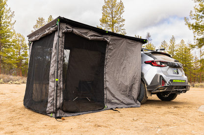 CVT MT. HOOD ALUMINUM HARDSHELL ROOFTOP TENT W/ IRONMAN 90DEGREE AWNING AND AWNING ROOM- LOCAL PICKUP ONLY