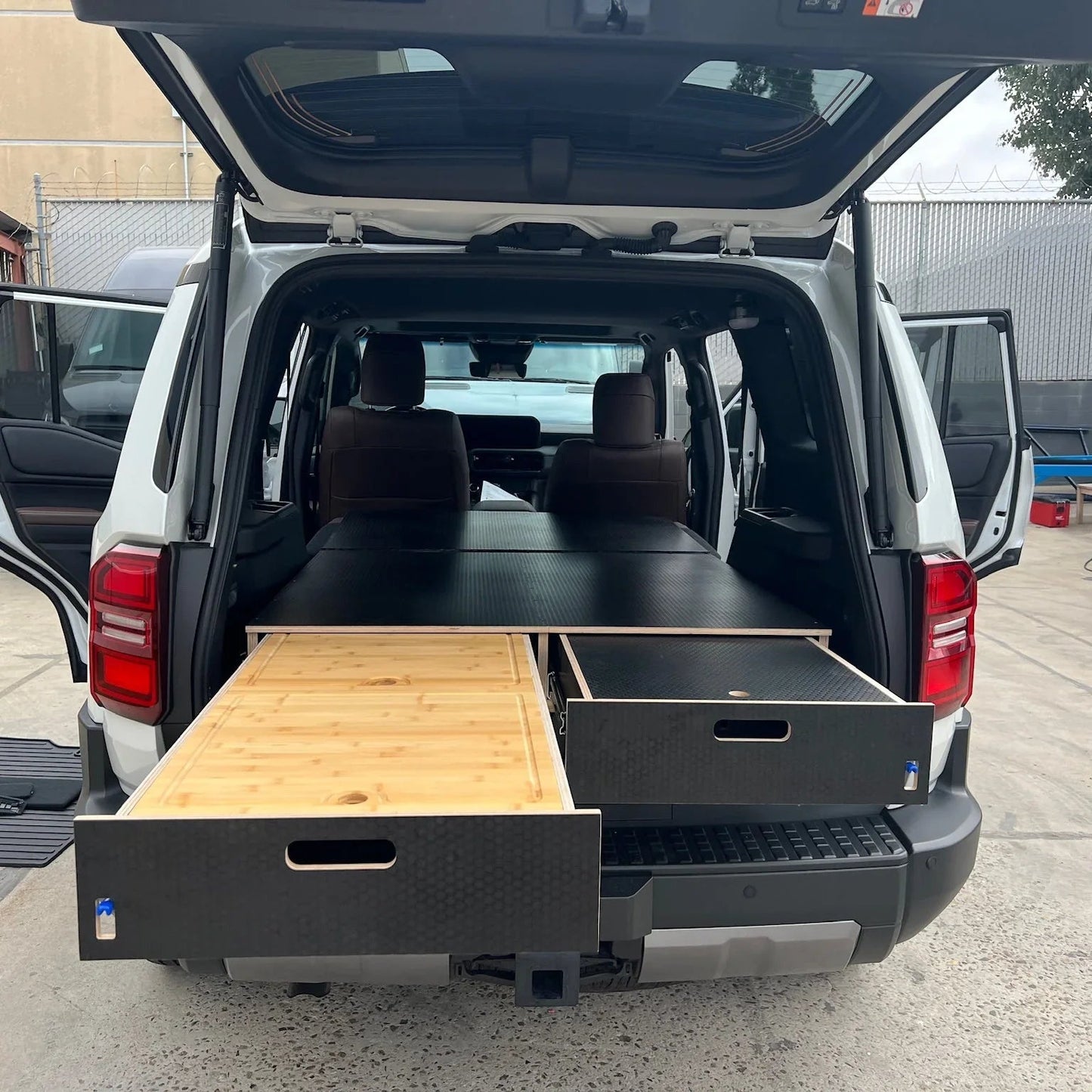 Land Cruiser 250 Dual Drawer Storage PreCut Kit - 2 Options