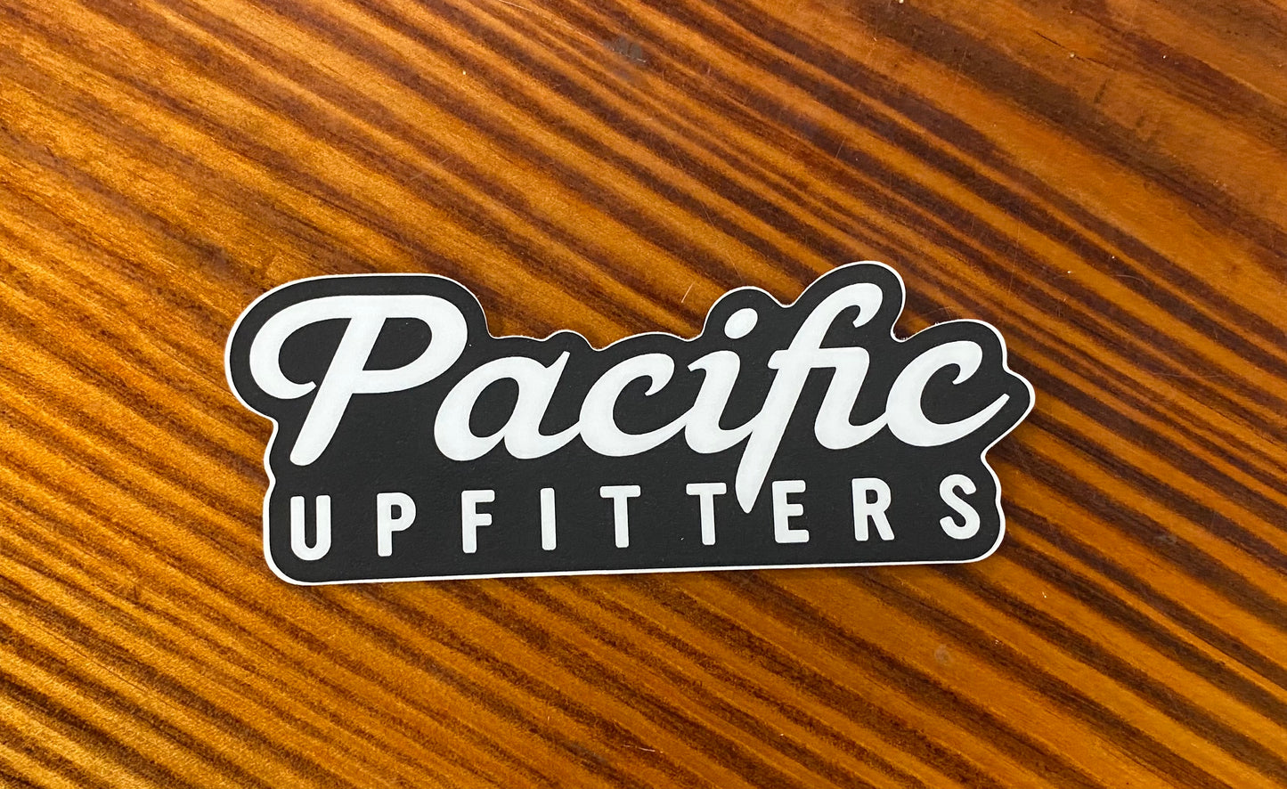 Pacific Upfitters Logo Sticker