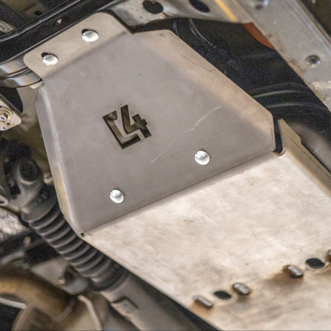 Tacoma Fuel Tank Skid Plate / 2nd Gen / 2005-2015 | Hammer Black Powder Coat