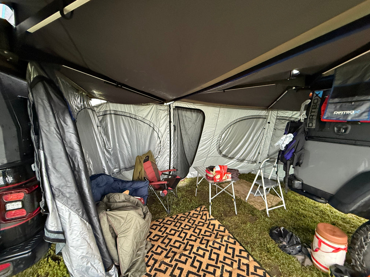 Dirtbox Overland 270 Awning Room (Detachable Enclosure) – All-Season Awning Walls for Camping & Overlanding